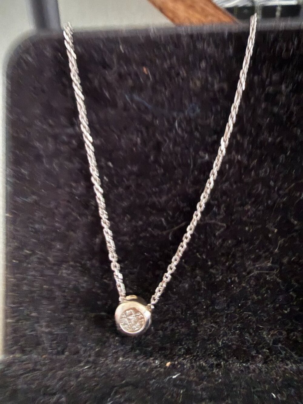 14K DIAMOND PENDANT NECKLACE